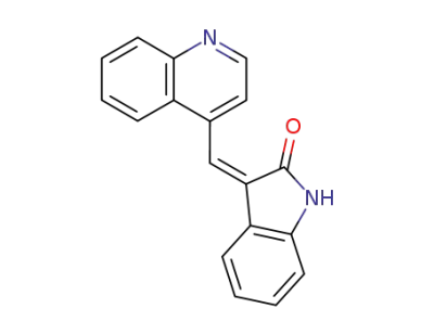 3-[1-Quinolin-4-yl-meth-(Z)-ylidene]-1,3-dihydro-indol-2-one