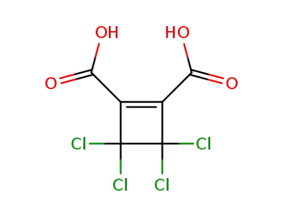 3,3,4,4-Tetrachloro-cyclobut-1-ene-1,2-dicarboxylic acid