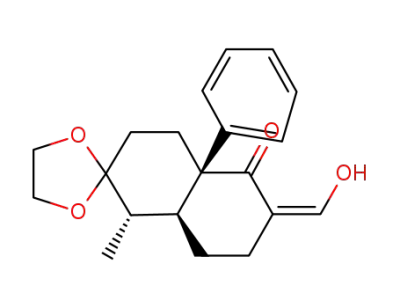 (1‘S,4a’S,6’Z, 8a’S)-6’-(hydroxymethylene)-1‘-methyl-4a’-phenylhexahydro-1‘H-spiro[1,3-dioxolane-2,2’-naphthalen]-5’(3‘H)-one