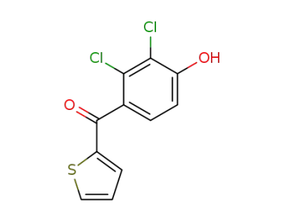 (2,3-dichloro-4-hydroxyphenyl)-2'-thienylmethanone