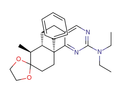 (6aS,7S,10aS)-N,N-diethyl-7-methyl-10a-phenyl-5,6a,7,9,10,10a-hexahydro-6H-spiro[benzo[h]quinazoline-8,2’-[1,3]dioxolan]-2-amine
