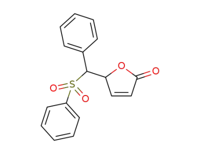 5-(phenyl(phenylsulfonyl)methyl)furan-2(5H)-one