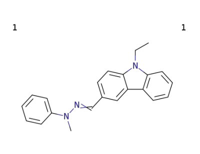 N'-[1-(9-Ethyl-9H-carbazol-3-yl)-meth-(E)-ylidene]-N-methyl-N-phenyl-hydrazine