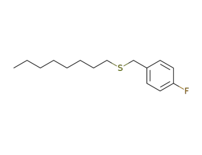 1-Fluoro-4-octylsulfanylmethyl-benzene